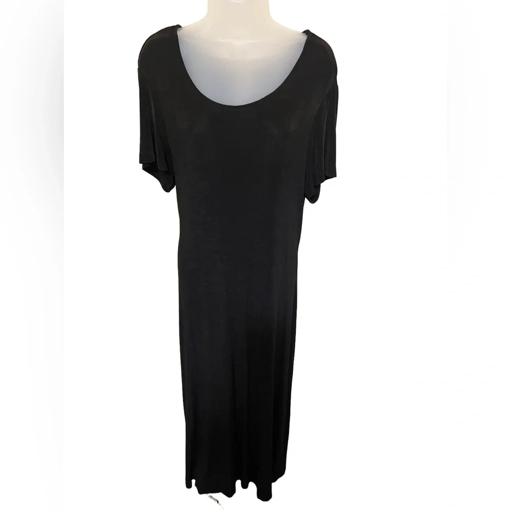 black ombre maxi dress Aura Black Maxi Dress - US 6